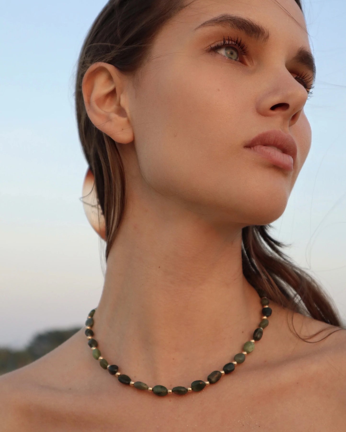 Green Jade Necklace | Harmony & Abundance