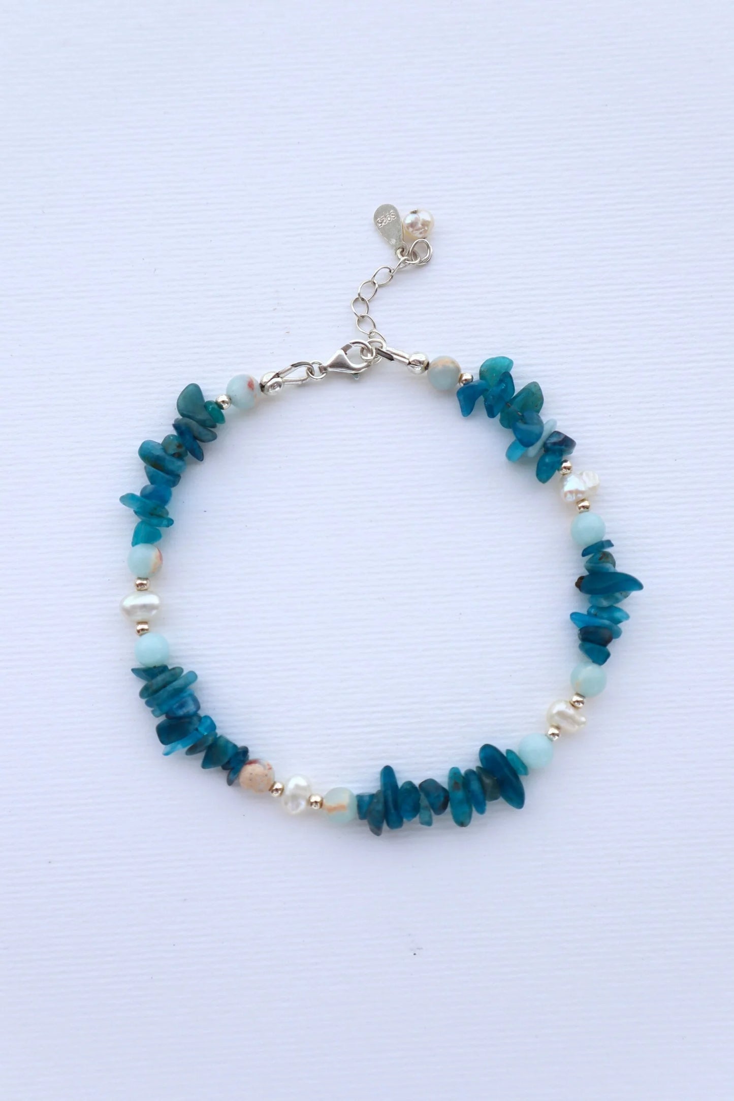Aquamarine & Amazonite Bracelet | Emotional Clarity & Calm Communication