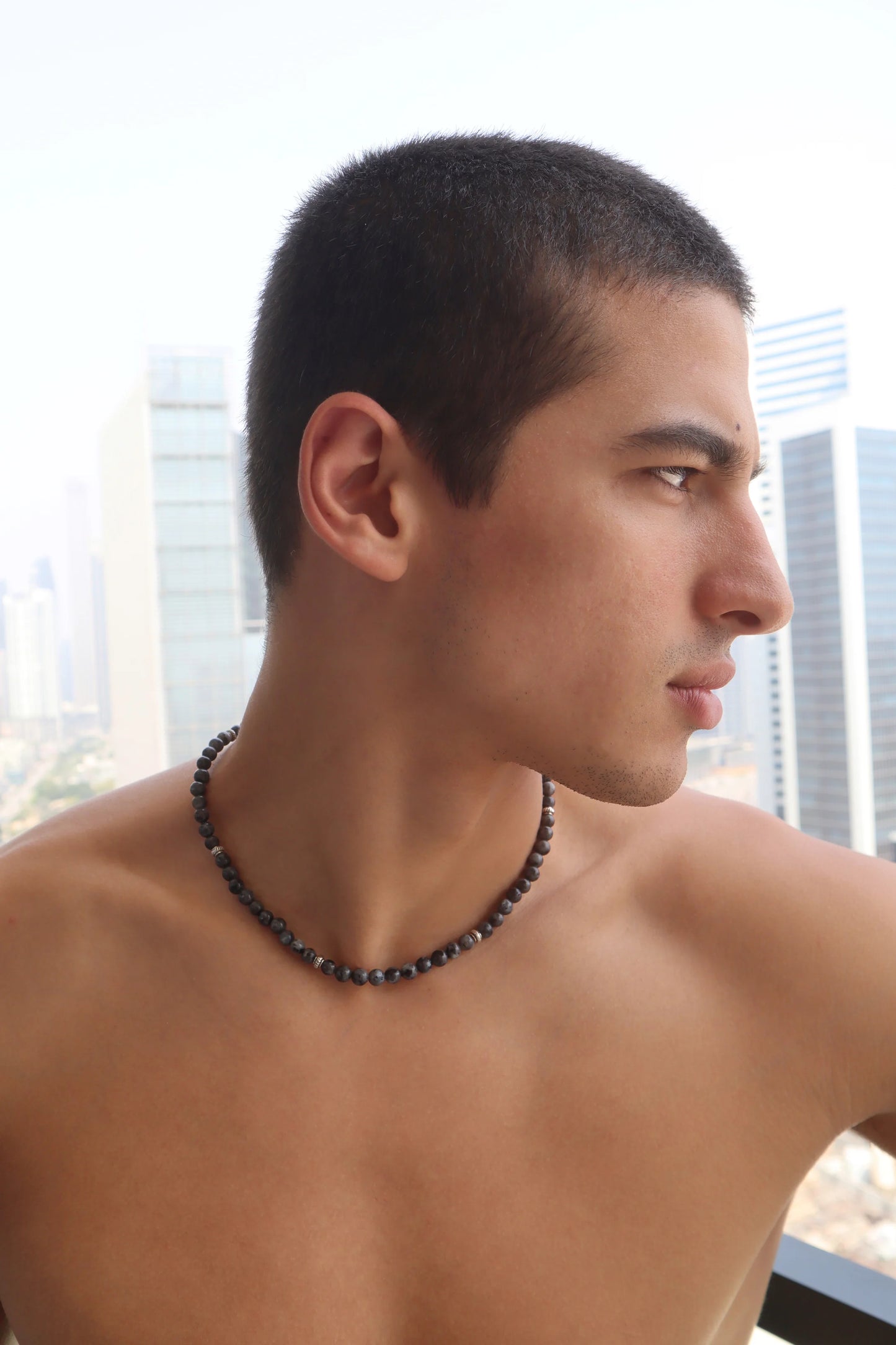 Mens Labradorite Necklace | Intuition & Protection