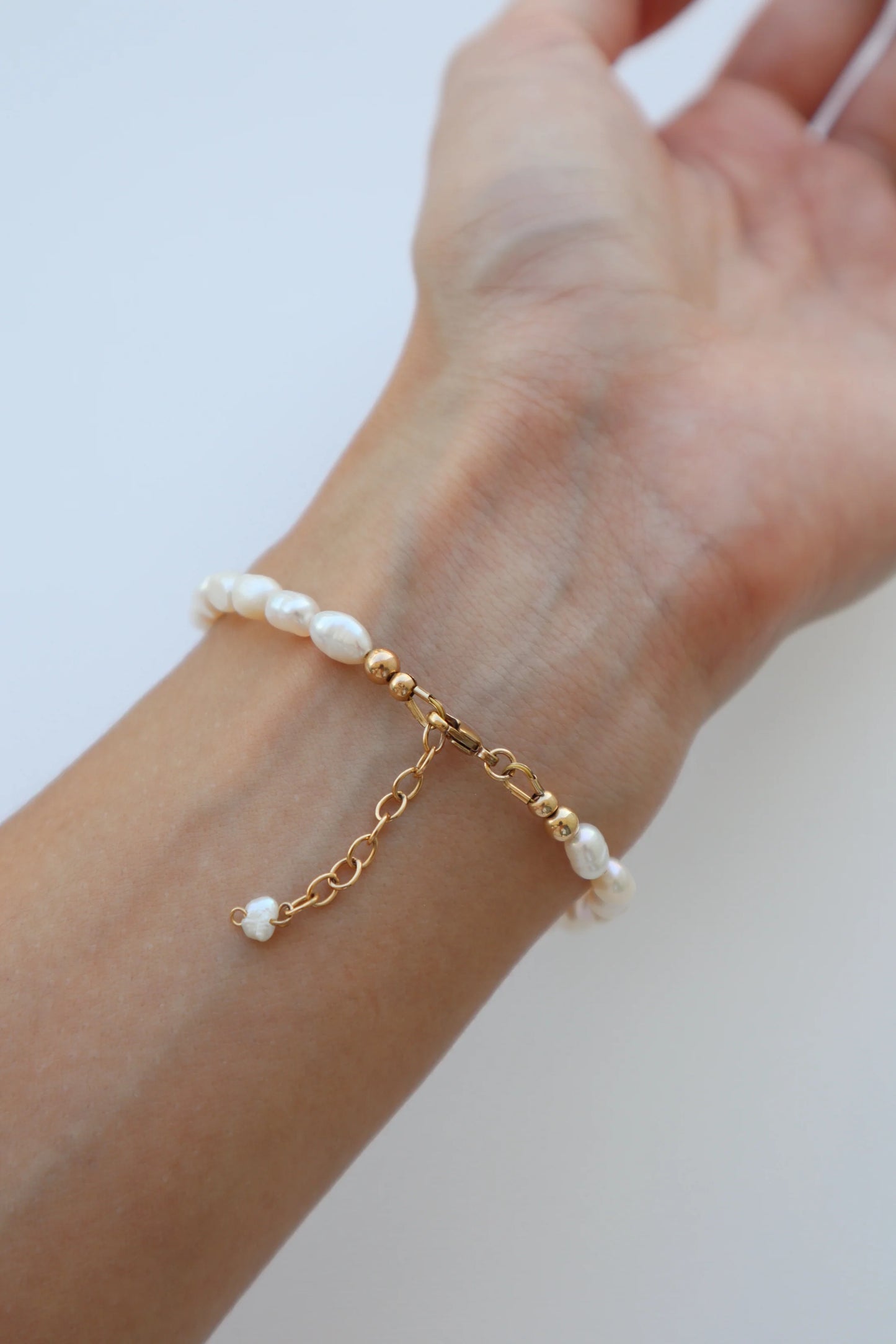 Freshwater Pearl Bracelet | 14k gold-filled | Self-Love & Grace