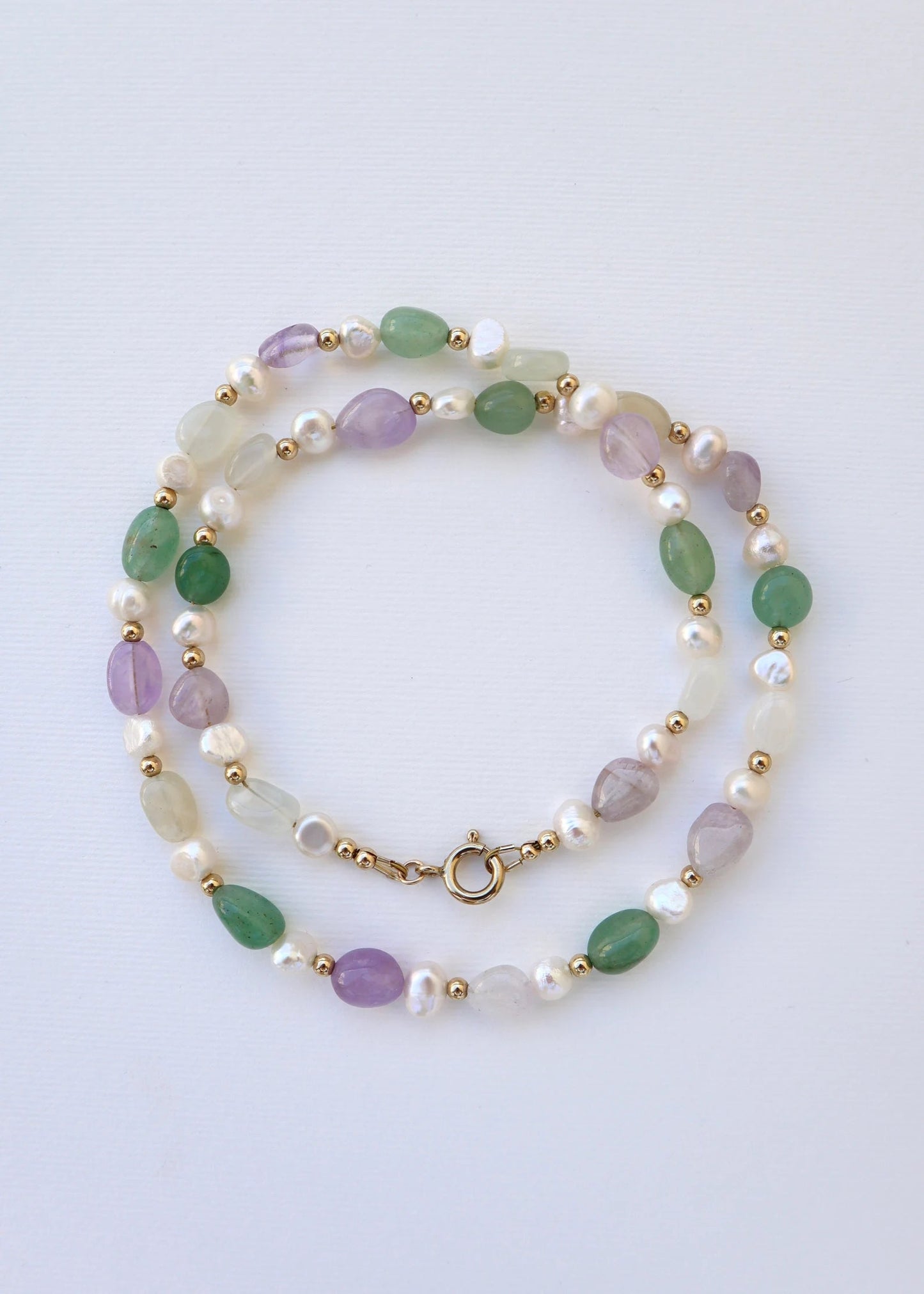 Green Aventurine + Amethyst + Moonstone | Growth & Intuition