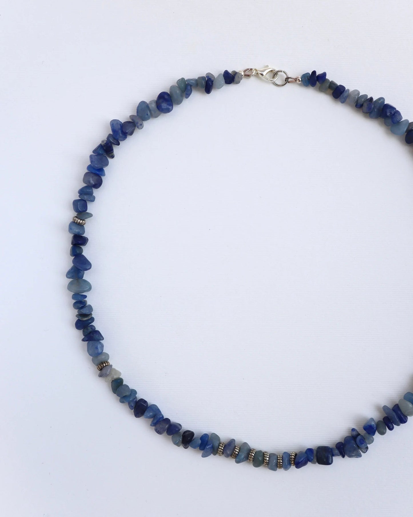 Mens Kyanite beaded Necklace | Mental Clarity & Aligned Energy