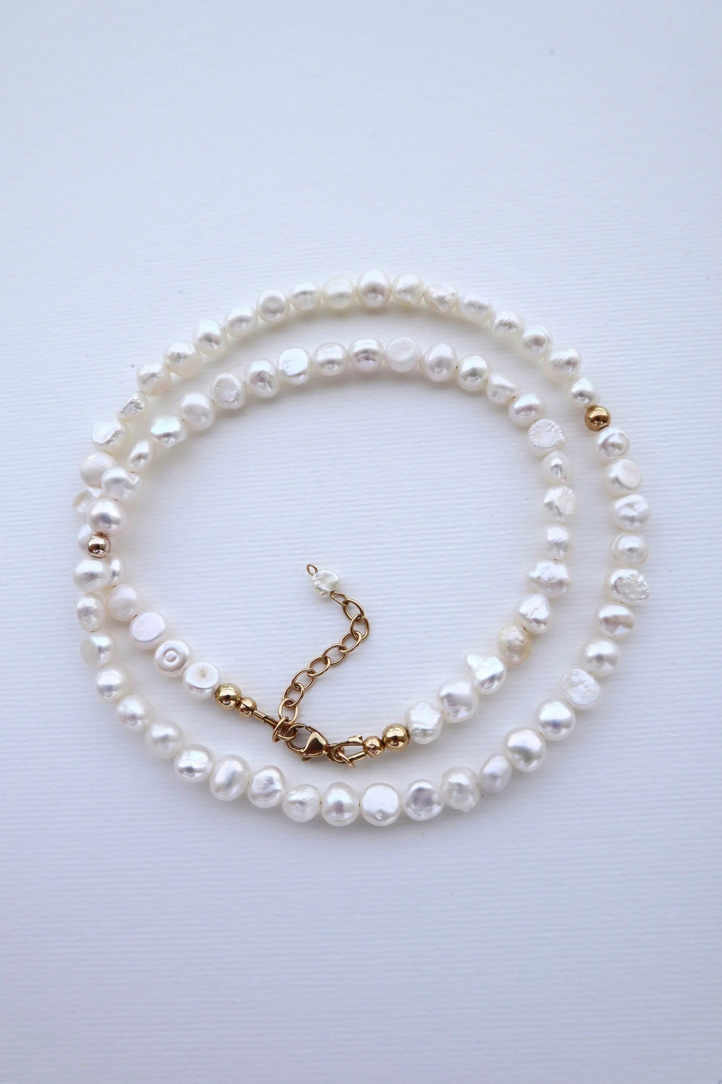 Freshwater Pearl Necklace | 14k gold-filled | Emotional Balance & Feminine Energy