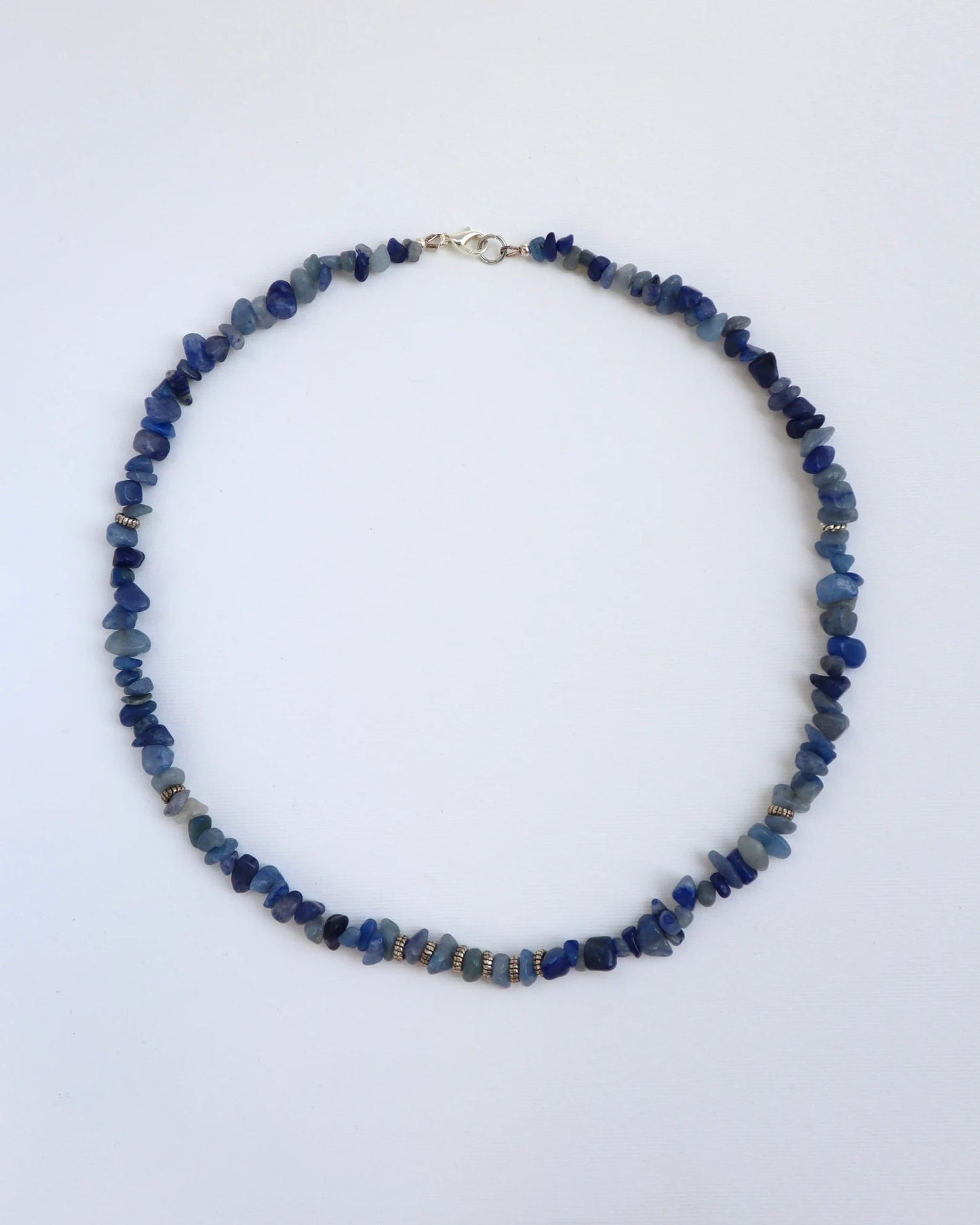 Mens Kyanite beaded Necklace | Mental Clarity & Aligned Energy