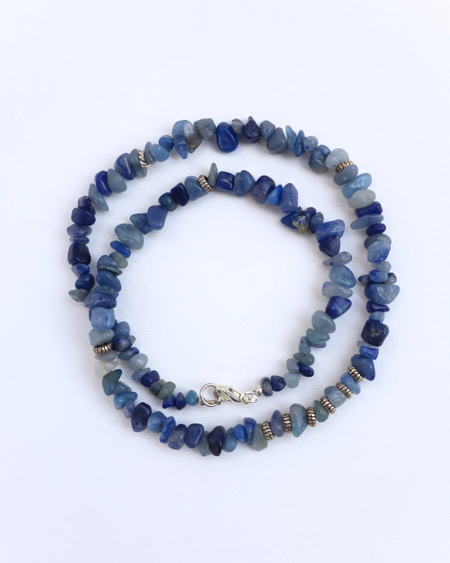 Mens Kyanite beaded Necklace | Mental Clarity & Aligned Energy